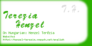 terezia henzel business card
